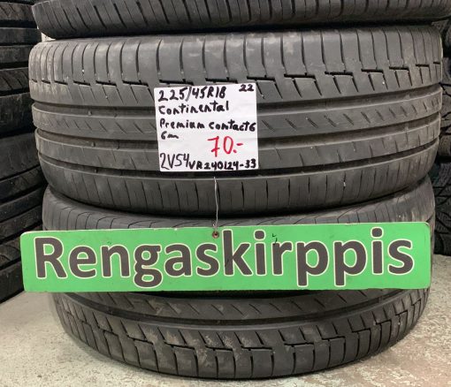 225/45R18 Continental PremiumContact 6 kesä 6mm / 2V54