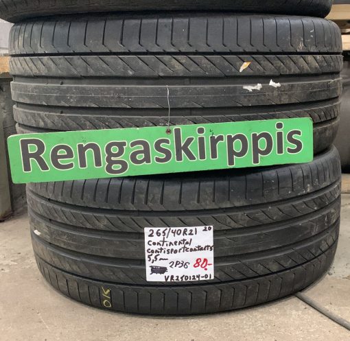 265/40R21 Continental ContiSportContact 5 kesä 5,5mm / 2P36