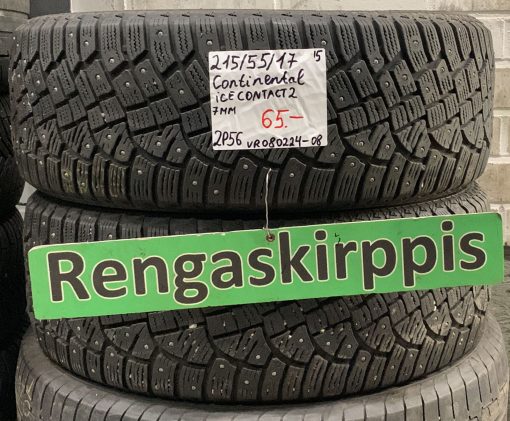 215/55R17 Continental IceContact 2 nasta 7mm / 2P56
