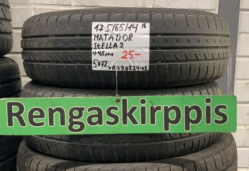 175/65R14 Matador Stella 2 kesä 4-4,5mm / 5V72