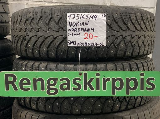 175/65R14 Nokian Nordman 4 nasta 5-6mm / 5V43
