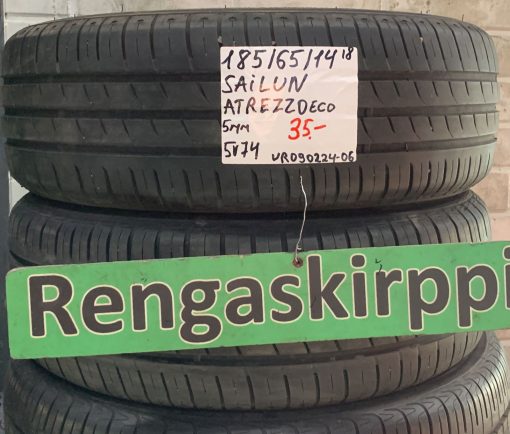 185/65R14 Sailun Atrezzo Eco kesä 5mm / 5V74