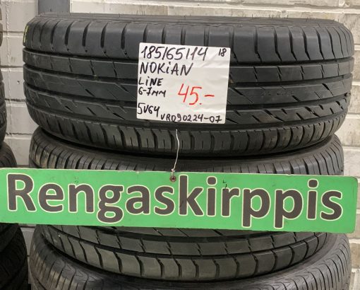 185/65R14 Nokian Line kesä 6-7mm / 5V64