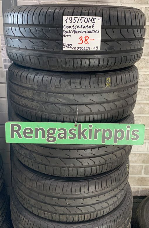 195/50R15 Continental ContiPremiumContact 2 kesä 6mm / 5V82