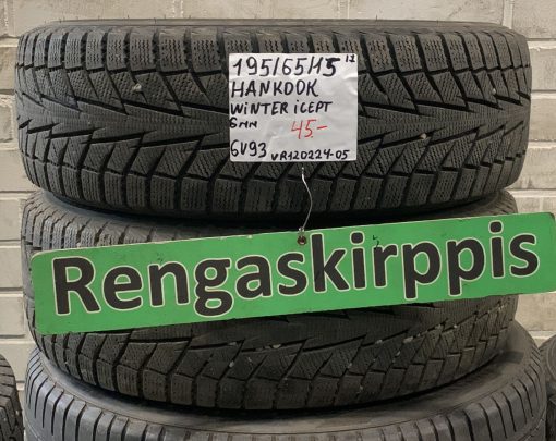 195/65R15 Hankook Winter ICept kitka 6mm / 6V93