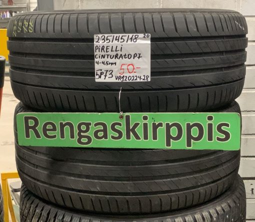 235/45R18 Pirelli Cinturato P7 kesä 4-4,5mm / 5P73