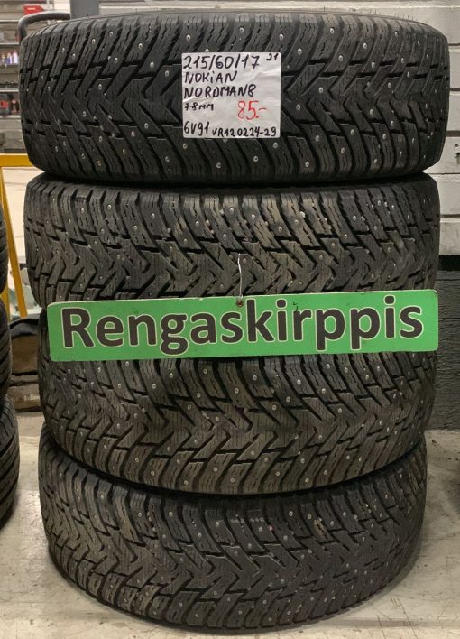 215/60R17 Nokian Nordman 8 nasta 7-8mm / 6V91