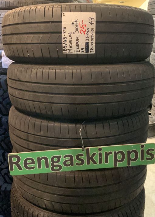 185/65R15 Michelin Energy Saver kesä 3,5-4mm / 1-3