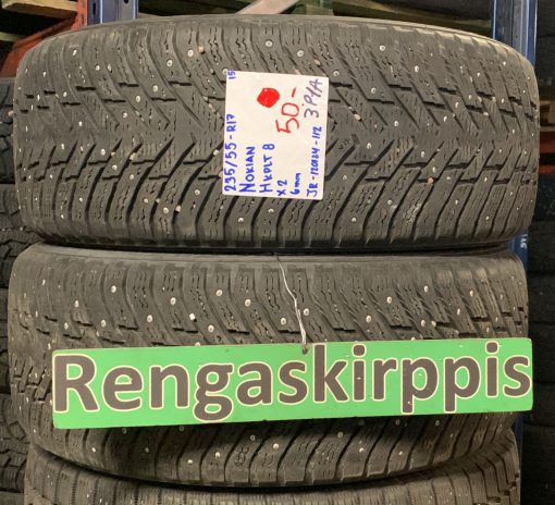 235/55R17 Nokian HKPL 8 nasta 6mm / 3P1A