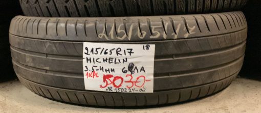 215/65R17 Michelin kesä 3,5-4mm / 6P1A