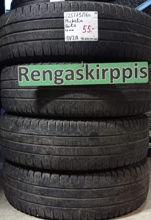 225/75R16C Michelin Agilis 4,5mm / 3V9-3