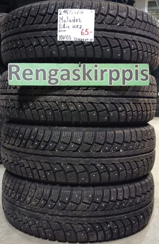 215/65R16 Matador Sibir Ice2 nasta 8mm / 10V1A