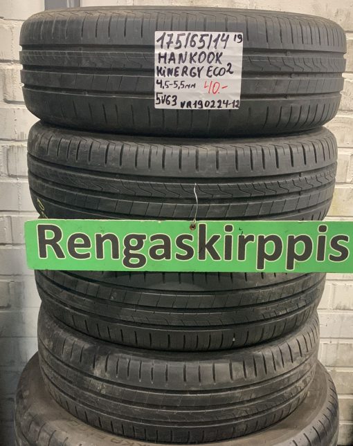175/65R14 Hankook Kinergy Eco 2 kesä 4,5-5,5mm / 5V63