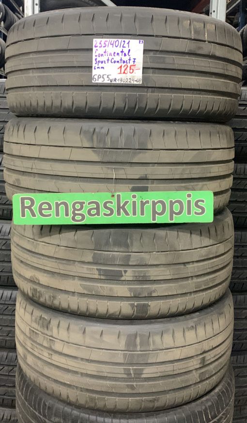255/40R21 Continental SportContact 7 kesä 6mm / 6P55