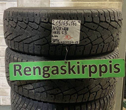 215/65R16C Nokian HKPL C3 kitka 6mm / 3P31