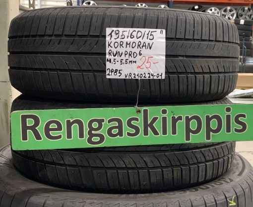 195/60R15 Kormoran RunPro 6 kesä 4,5-5,5mm / 2P85