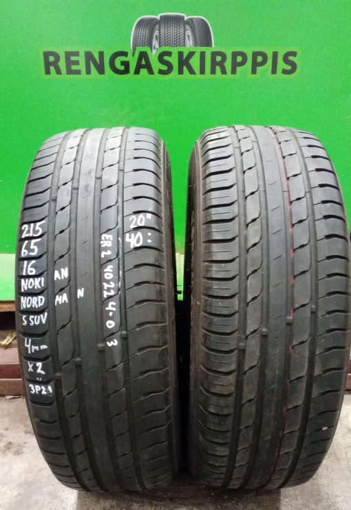 215/65R16 Nokian Nordman S SUV kesä 4mm / 3P21