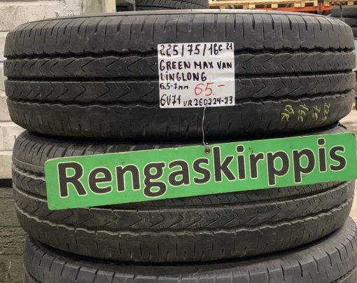 225/75R16C LingLong GreenMax Van kesä 6,5-7mm / 6V71