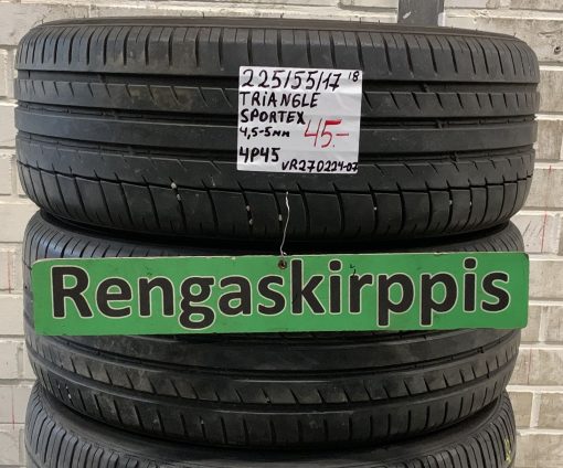 225/55R17 Triangle Sportex kesä 4,5-5mm / 4P45