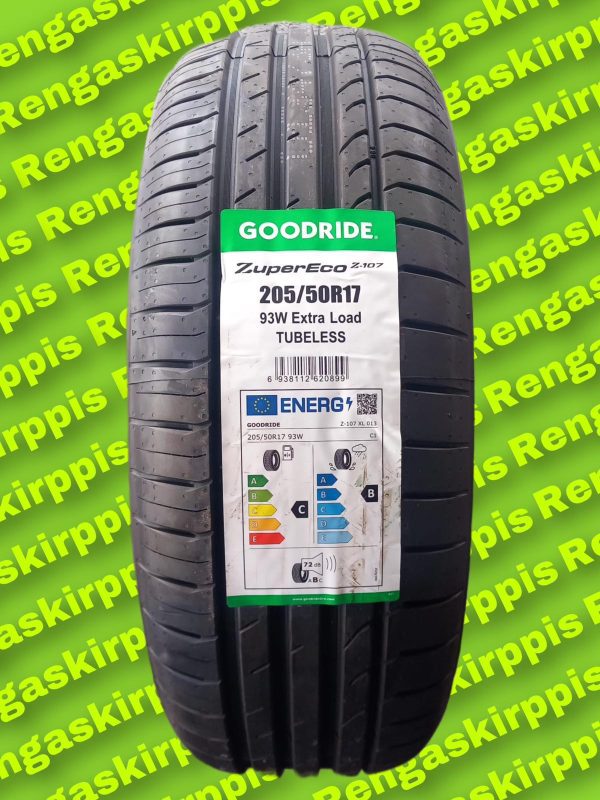 205/50R17 Goodride ZuperEco Z-107 93W C, B 72dB/ kesä