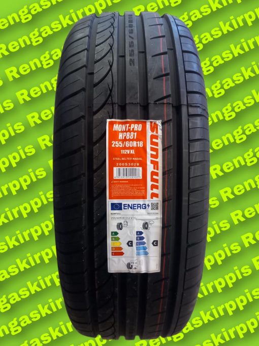 255/60R18 Sunfull Mont-Pro HP881 112V XL C,C 73dB/ kesä