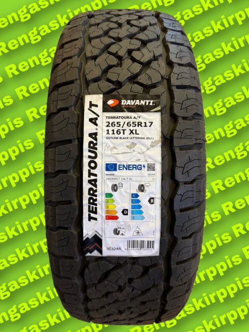 265/65R17 Davanti Terratoura A/T 116T XL D, B 73dB/ kesä