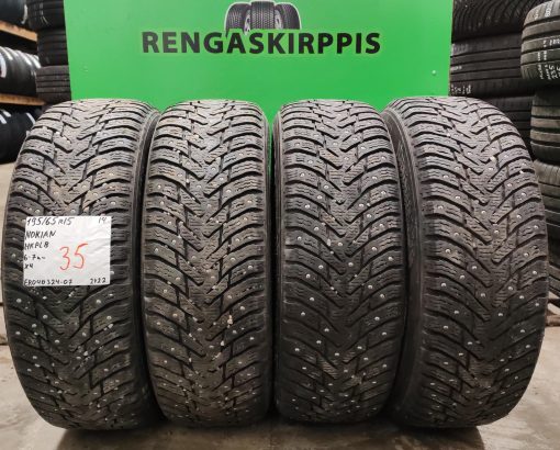 195/65R15 Nokian HKPL 8 nasta 6-7mm / 2V22