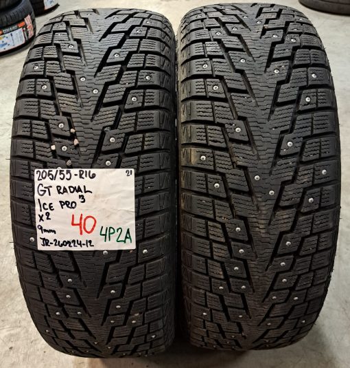 205/55R16 GTRadial Ice Pro 3 nasta 9mm / 4P2A