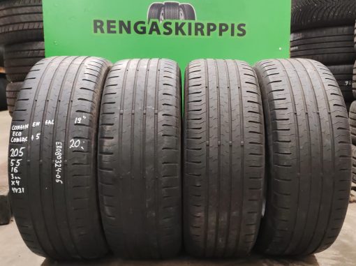 205/55R16 Continental EcoContact 5 kesä 3mm / 4V31