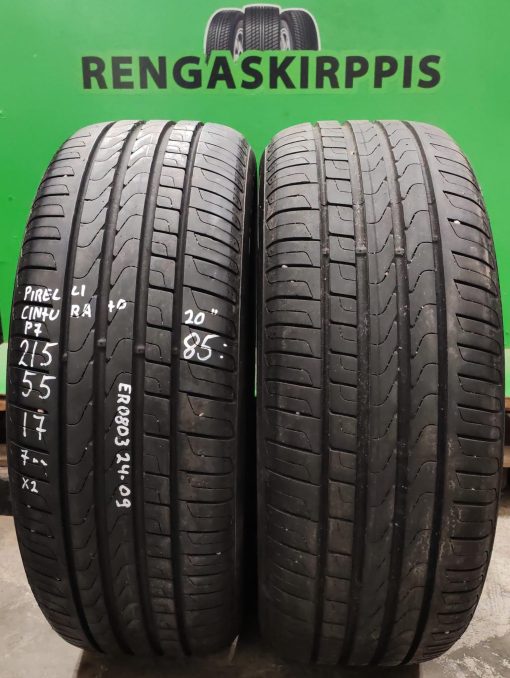 215/55R17 Pirelli Cinturato P7 kesä 7mm / 4P34