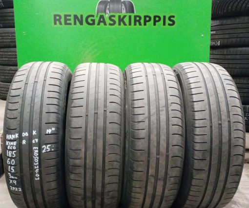 185/60R15 Hankook Kinergy Eco kesä 3mm / 2P22