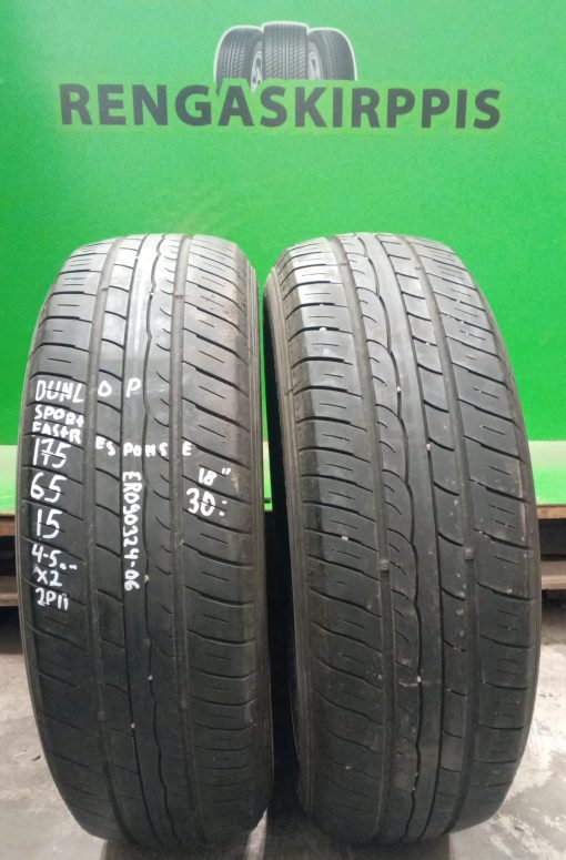 175/65R15 Dunlop Sport Fast Response kesä 4-5mm / 2P11