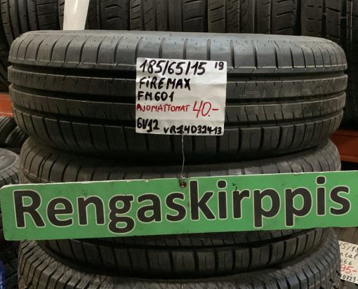 185/65R15 Firemax FM601 kesä ajamattomat / 6V12