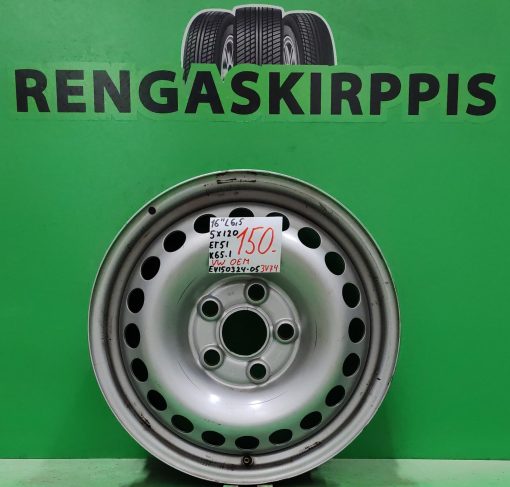 16" 5x120 ET51 K65,1 16"x6,5 VW Oem / 3V74