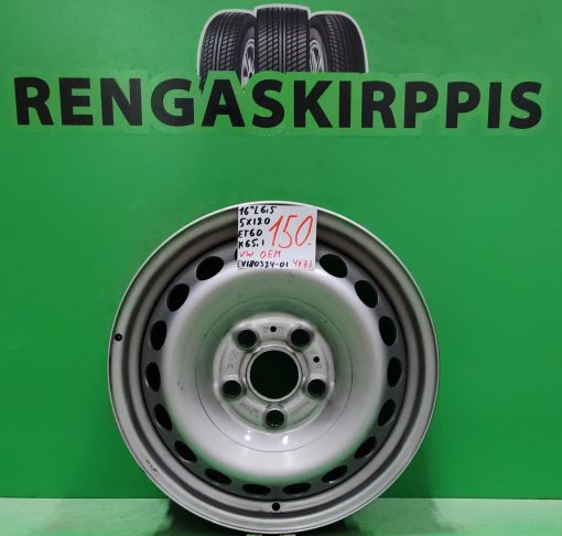 16" 5x120 ET60 K65,1 16"x6,5 VW Oem / 4V71