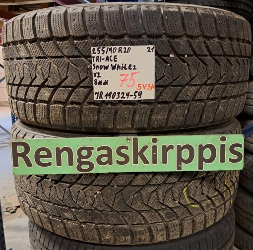 255/40R20 Tri-Ace Snow White 2 kitka 8mm / 5V3A