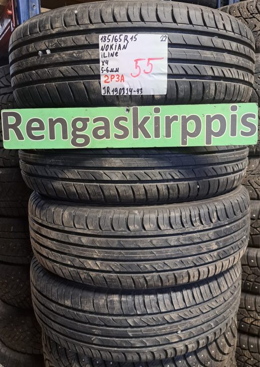 185/65R15 Nokian ILine kesä 5-6mm / 2P3A