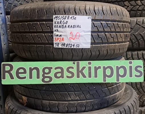 195/50R13C Kenda Kargo Radial kesä 5mm / 5P2A