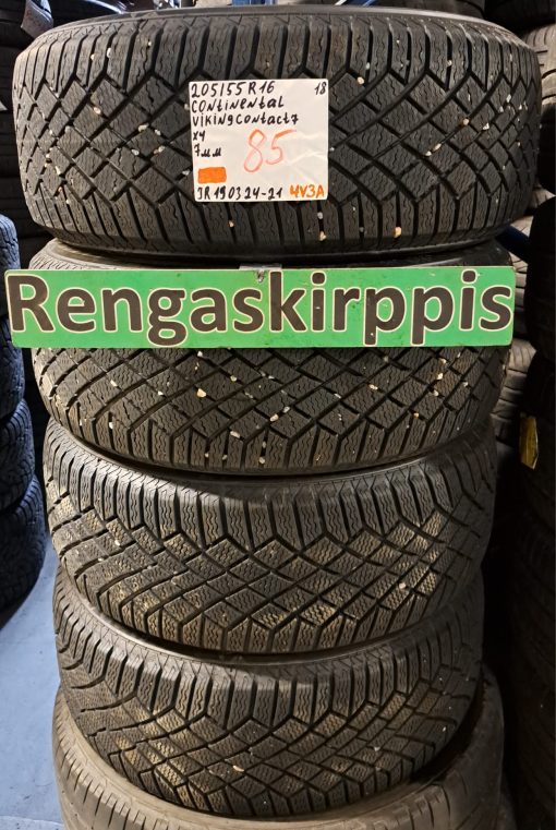 205/55R16 Continental VikingContact 7 kitka 7mm / 4V3A