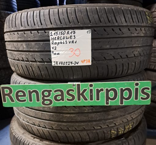 215/50R17 Hercules Raptis VR1 kesä 4mm / 4P3A