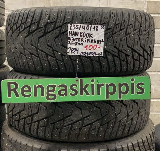 235/40R18 Hankook Winter IPike RS2 nasta 7,5-8mm / 2P24