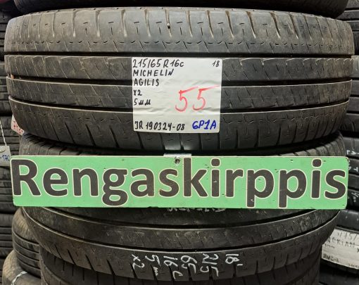 215/65R16C Michelin Agilis kesä 5mm / 6P1A