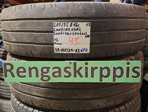 205/75R16C Continental ContiVanContact 200 kesä 4mm / 6P3