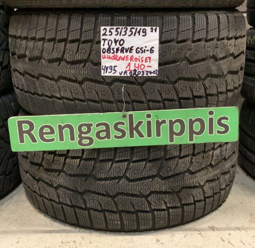 255/35R19 Toyo Observe GSi-6 kitka uudenveroiset / 4V95