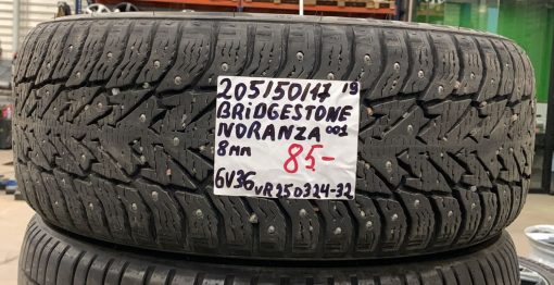 205/50R17 Bridgestone Noranza 001 nasta 8mm / 6V36