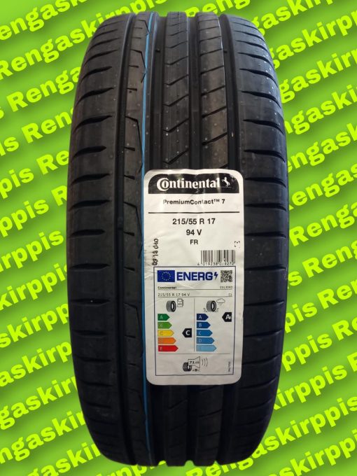 215/55R17 Continental Premium Contact 7 94V C, A 71dB/ kesä