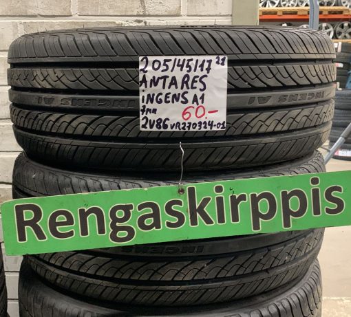 205/45R17 Antares Ingens A1 kesä 7mm / 2V86