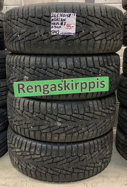 265/60R18 Nokian HKPL 7 nasta 8-9mm / 5P42