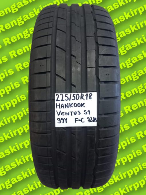 225/50R18 Hankook K127 Ventus S1 evo3 99Y XL C, A 72dB/ kesä