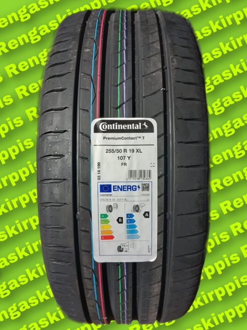 255/50R19 Continental Premium Contact 7 107Y XL B, A 72dB/ kesä